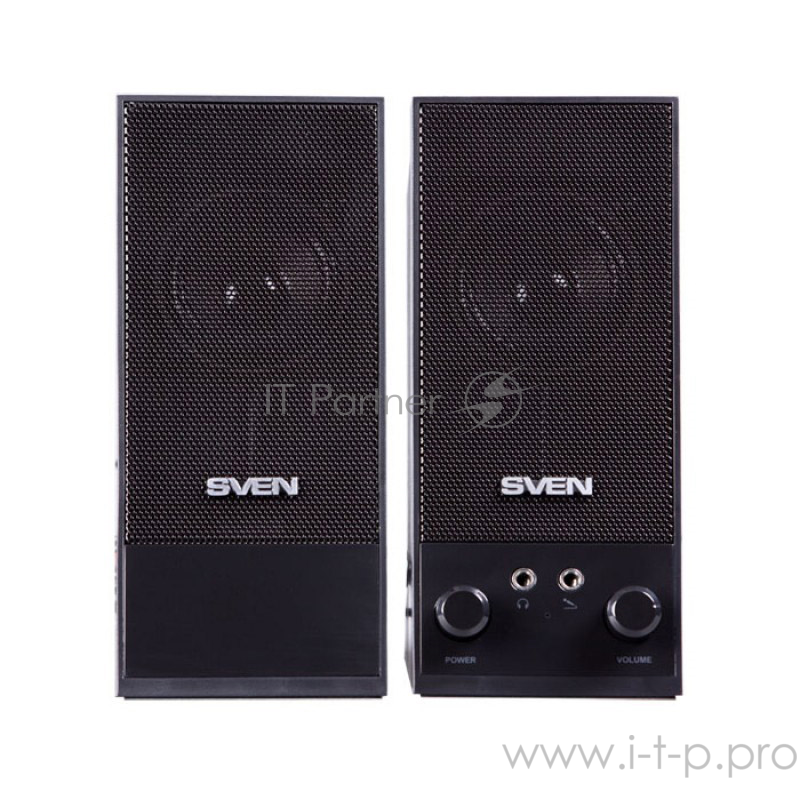 Колонки Sven SPS-604 2.0 черный 4Вт