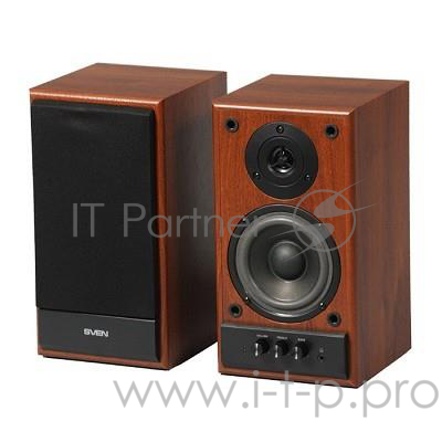 Колонки Sven SPS-702 2.0 коричневый/орех 40Вт