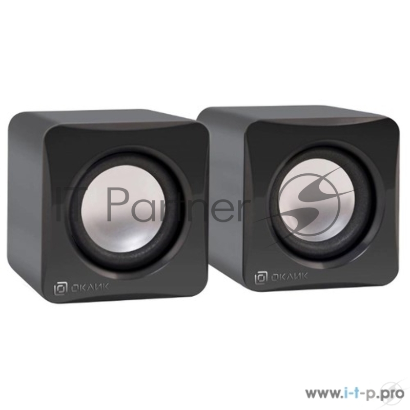 Колонки Oklick OK-330 2.0 черный 6Вт