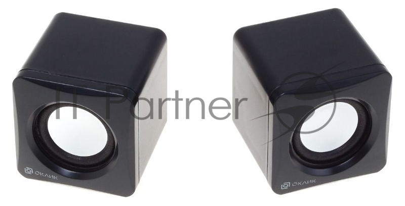 Колонки Oklick OK-330 2.0 черный 6Вт
