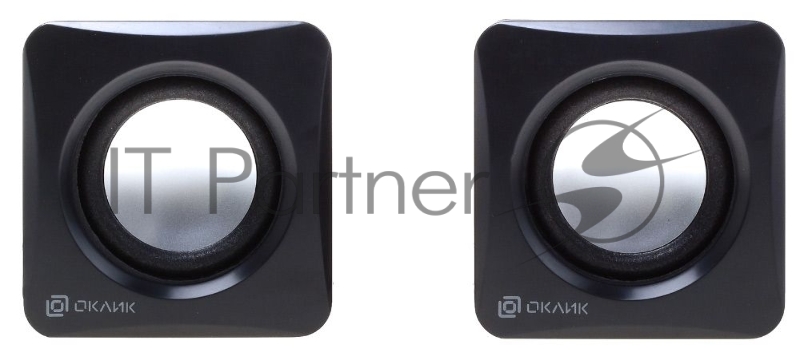 Колонки Oklick OK-330 2.0 черный 6Вт