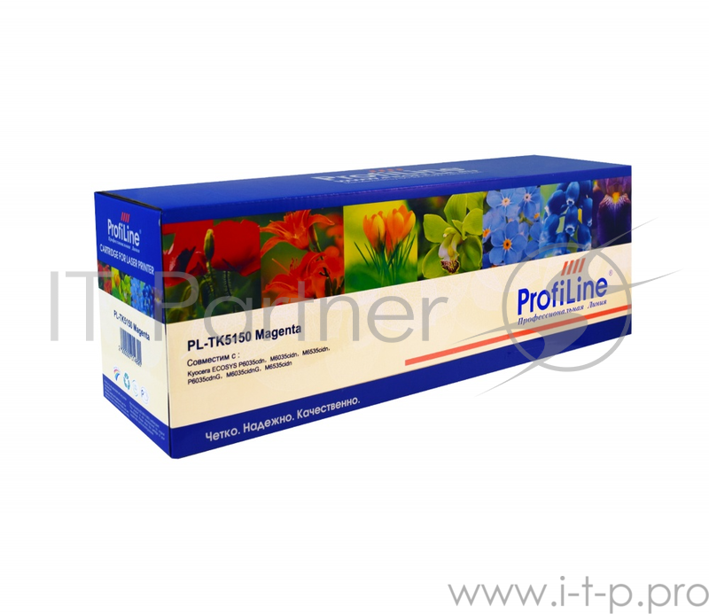 Картридж лазерный совместимый TK-5150M для Kyocera Mita ECOSYS M6035/M6530/M6535/ P6035 Magenta 10000к + бункер PL