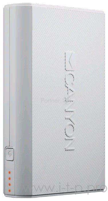 Внешний аккумулятор Canyon CNE-CPBF78W 7800mAh (White). (H2CNECPBF78W)