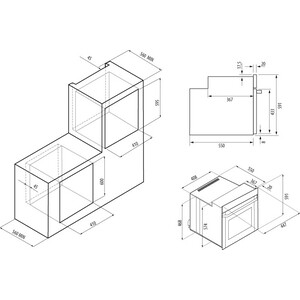 Духовой шкаф электрический KRONA BREVE 45 WH