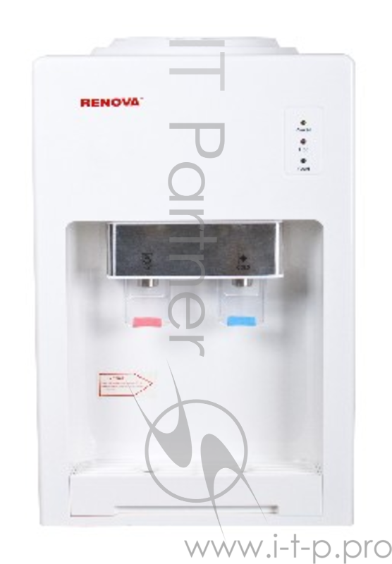 Кулер для воды RENOVA DT-T1 настольный белый Настольный. Мощность нагрева: 550Вт, при охлаждении 75Вт. Температура воды при нагреве: 85-95 гр. Производительность в режиме нагрева: 5л/ч, в режиме охлаждения: 0,7л/ч. Габариты изделия: 31*30*49 см. Элек