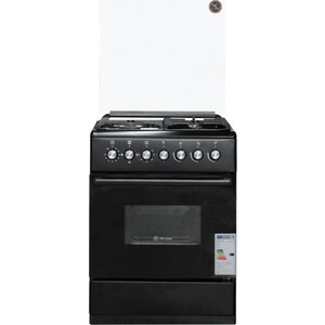 Комбинированная плита De Luxe 606031.00гэ 003 черный