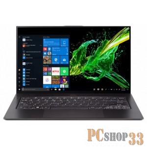 Ноутбук ACER Swift 7, 14 FHD(1920x1080) IPS Touch, i7-8500Y 1.50 Ghz, 16GB DDR3, 512GB SSD, Intel UHD Graphics 615, WiFi, BT, FPR, HD Cam, Win 10 Pro64, 3Y OS, Black