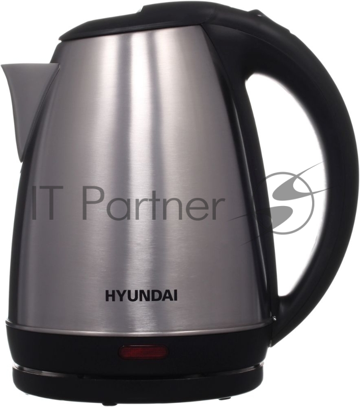 Чайник электрический Hyundai HYK-S1030 1.7л. 2200Вт серебристый матовый/черный (корпус: металл)