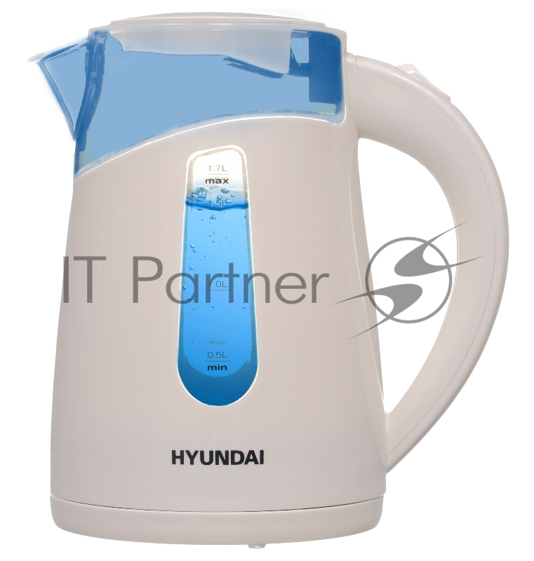 Чайник электрический Hyundai HYK-P2030 1.7л. 2200Вт кремовый (корпус: пластик)
