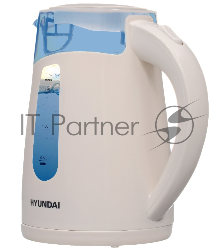Чайник электрический Hyundai HYK-P2030 1.7л. 2200Вт кремовый (корпус: пластик)
