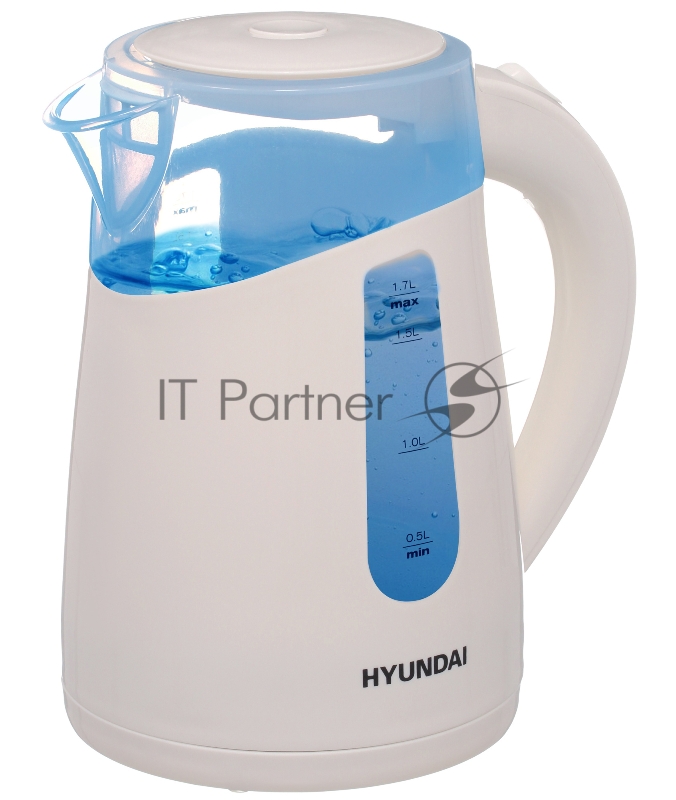 Чайник электрический Hyundai HYK-P2030 1.7л. 2200Вт кремовый (корпус: пластик)