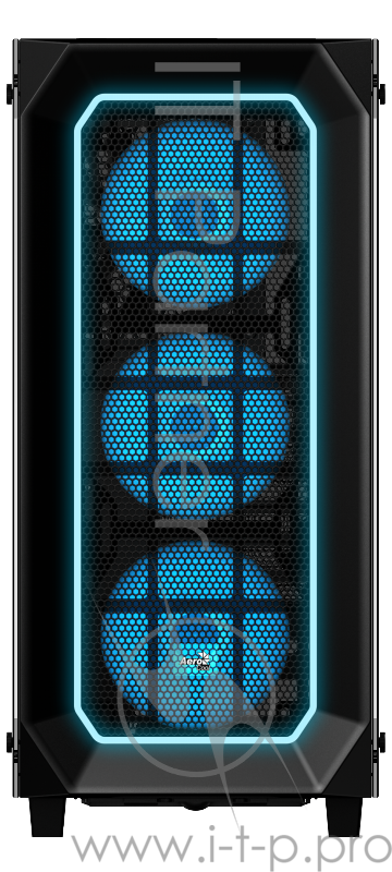 Корпус Aerocool P7-C0 Pro Black , ATX, без БП, 2х USB 3.0, два окна, хаб P7-H1, 16,8 млн цветов и 4 режима подсветки, 3 вент-ра P7-F12, сталь 0,7 мм