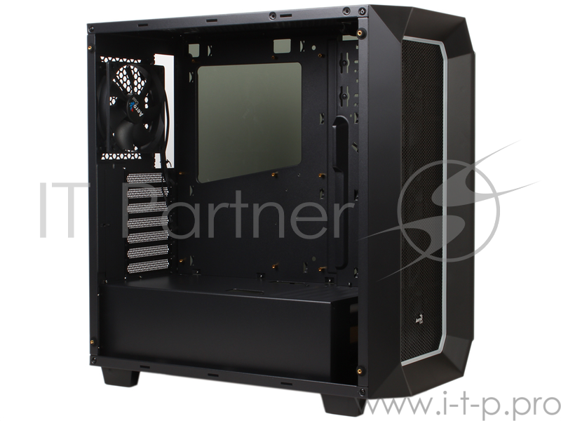 Корпус Aerocool P7-C0 Pro Black , ATX, без БП, 2х USB 3.0, два окна, хаб P7-H1, 16,8 млн цветов и 4 режима подсветки, 3 вент-ра P7-F12, сталь 0,7 мм
