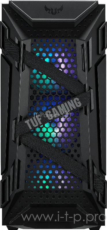 Компьютерный корпус Asus TUF Gaming GT301 (EATX, RGB подсветка, вентиляторы 120мм, стеклянная боковая панель)