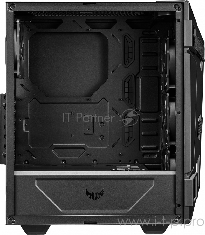 Компьютерный корпус Asus TUF Gaming GT301 (EATX, RGB подсветка, вентиляторы 120мм, стеклянная боковая панель)