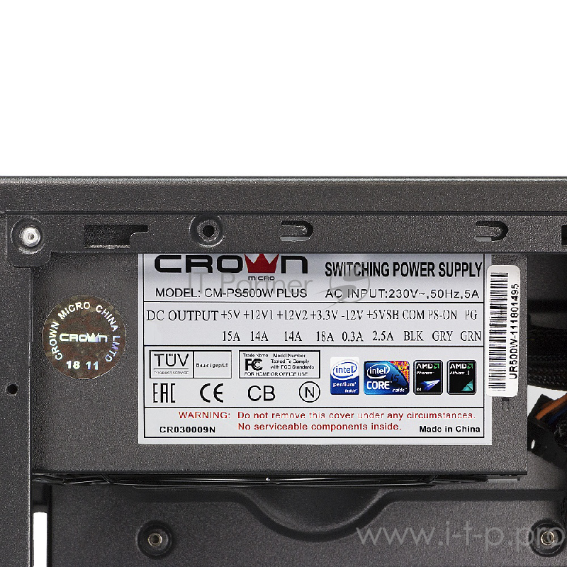 Корпус CROWN CMC-611 (CM-PS500W PLUS)
