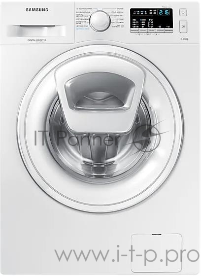 Стиральная машина Samsung WW60K40G08WDLP класс: A загр.фронтальная макс.:6кг белый