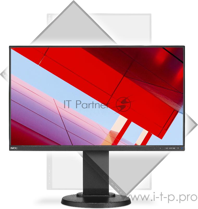 Монитор LCD 24 E242N-BK NEC MultiSync E242N black 24 LCD monitor with LED backlight, 1920x1080, DisplayPort, HDMI, VGA, USB 3.1, 110 mm height adjustable