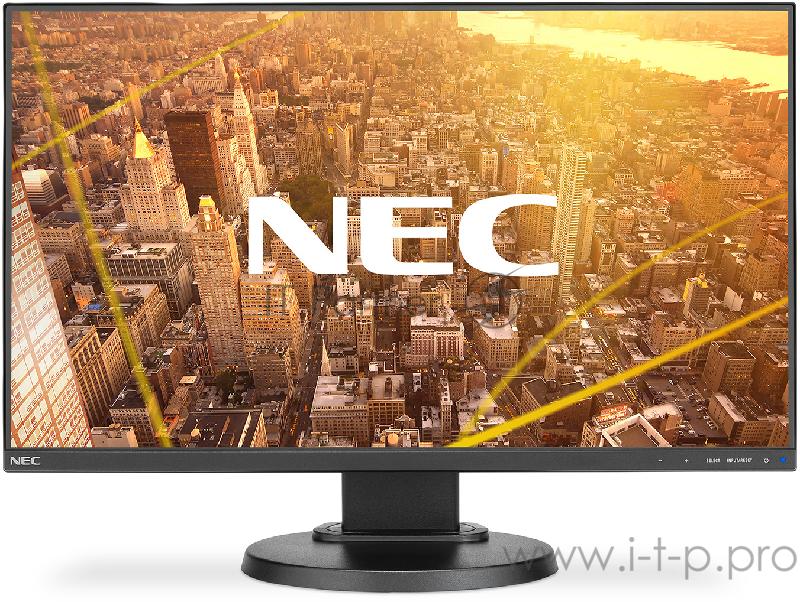 Монитор LCD 24 E242N-BK NEC MultiSync E242N black 24 LCD monitor with LED backlight, 1920x1080, DisplayPort, HDMI, VGA, USB 3.1, 110 mm height adjustable