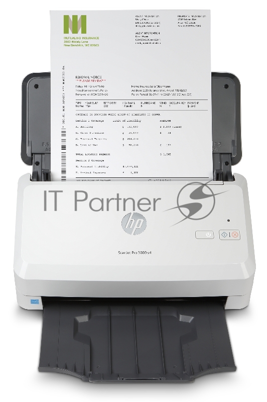 Сканер HP ScanJet Pro 3000 s4 Scanner, 1y warr, (replace L2753A)