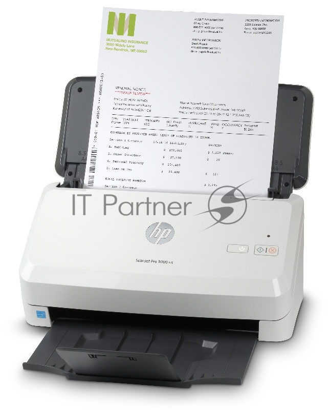 Сканер HP ScanJet Pro 3000 s4 Scanner, 1y warr, (replace L2753A)
