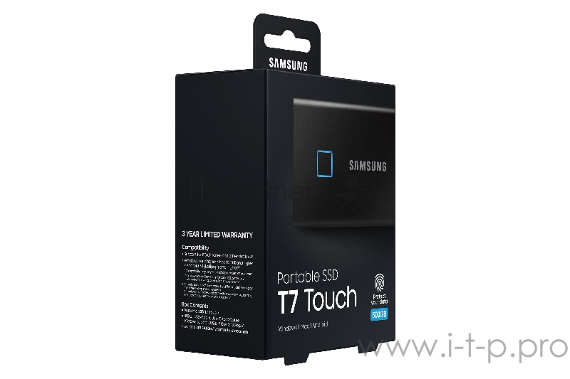 Накопитель SSD Samsung USB 500Gb MU-PC500K/WW 1.8