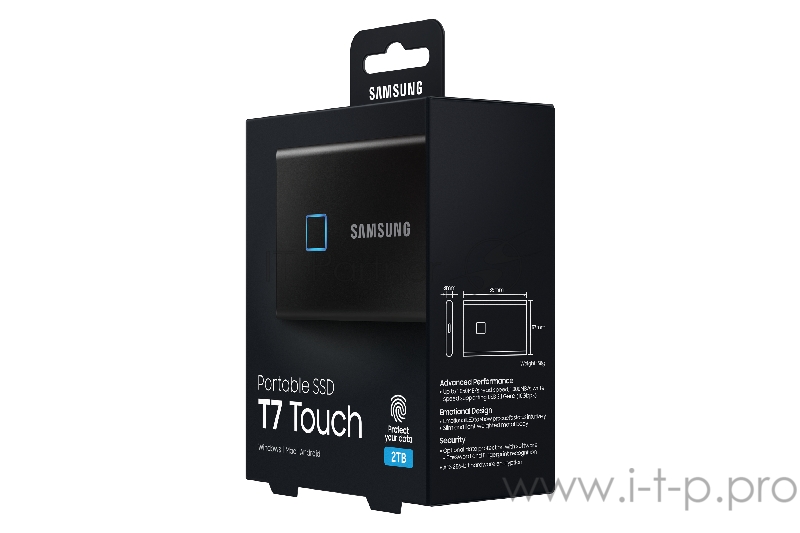Накопитель SSD Samsung USB 2Tb MU-PC2T0K/WW 1.8