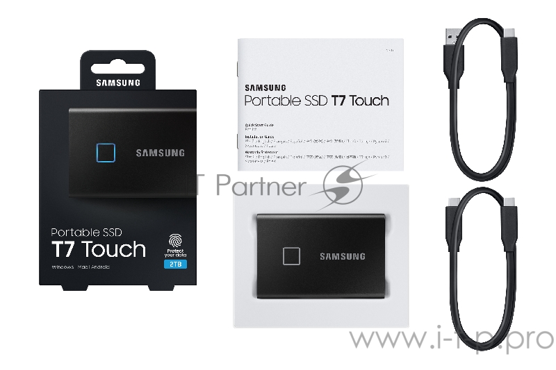Накопитель SSD Samsung USB 2Tb MU-PC2T0K/WW 1.8