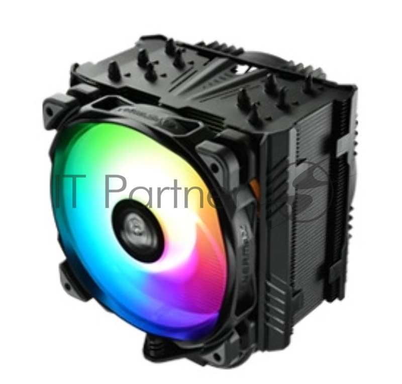 Вентилятор ETS-T50A-BK-ARGB Universal, TDP 230W, 500~1600 RPM, 23.81~71.32CFM, 14~24dB(A), BLACK, ARGB, RTL