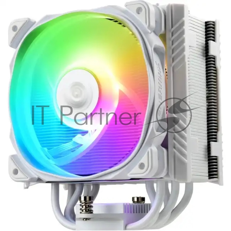 Вентилятор ETS-T50A-W-ARGB Universal, TDP 230W, 500~1600 RPM, 23.81~71.32CFM, 14~24dB(A), WHITE, ARGB, RTL
