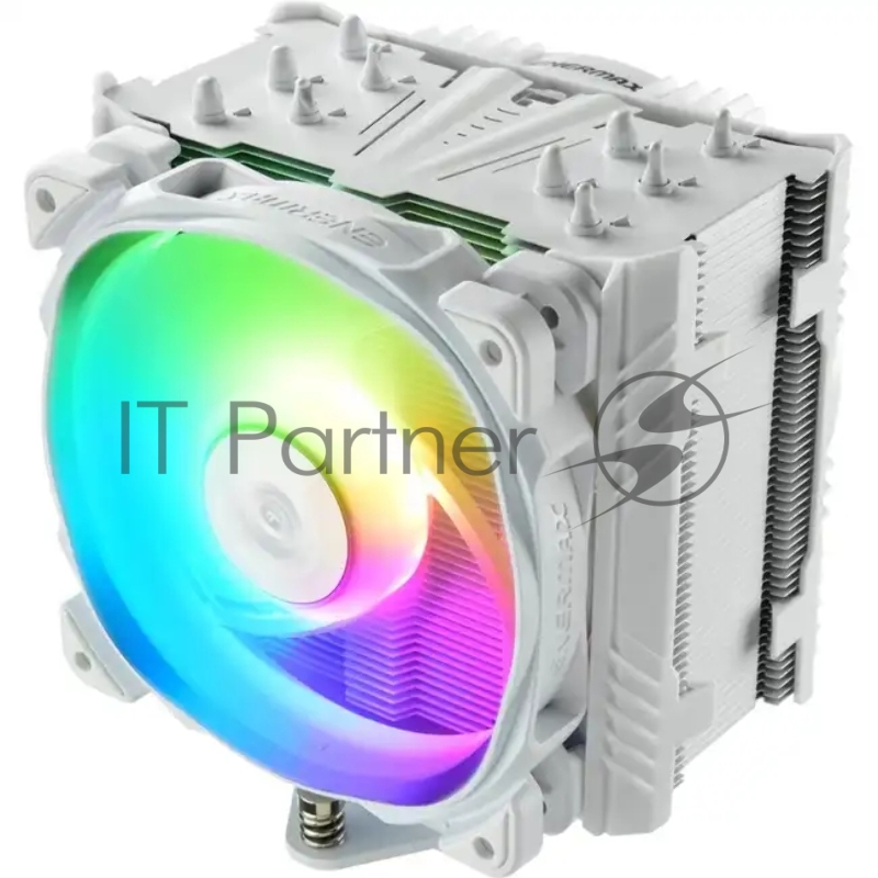 Вентилятор ETS-T50A-W-ARGB Universal, TDP 230W, 500~1600 RPM, 23.81~71.32CFM, 14~24dB(A), WHITE, ARGB, RTL