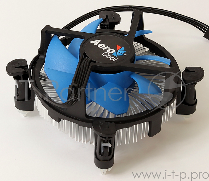 Кулер Aerocool BAS-B9SP OEM , INTEL, TDP 80W, push pins, 94x94x57mm, PWM 4-pin, 1000-2300rpm, LGA 1150/1151/1155/1156