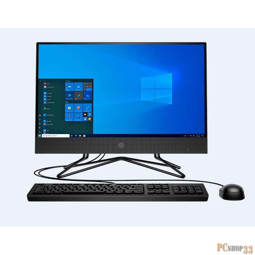 HP 200 G4 All-in-One NT 21,5(1920 x 1080) Core i3-10110U,8GB,1TB,DVD-WR,usb kbd&mouse,Realtek RTL8821CE AC 1x1 BT,RTF Card,Iron Gray,5MP WebCam,Win1