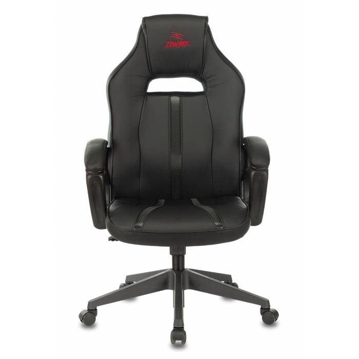 Кресло игровое Бюрократ VIKING ZOMBIE A3 B черный с карбон.вставками искусственная кожа