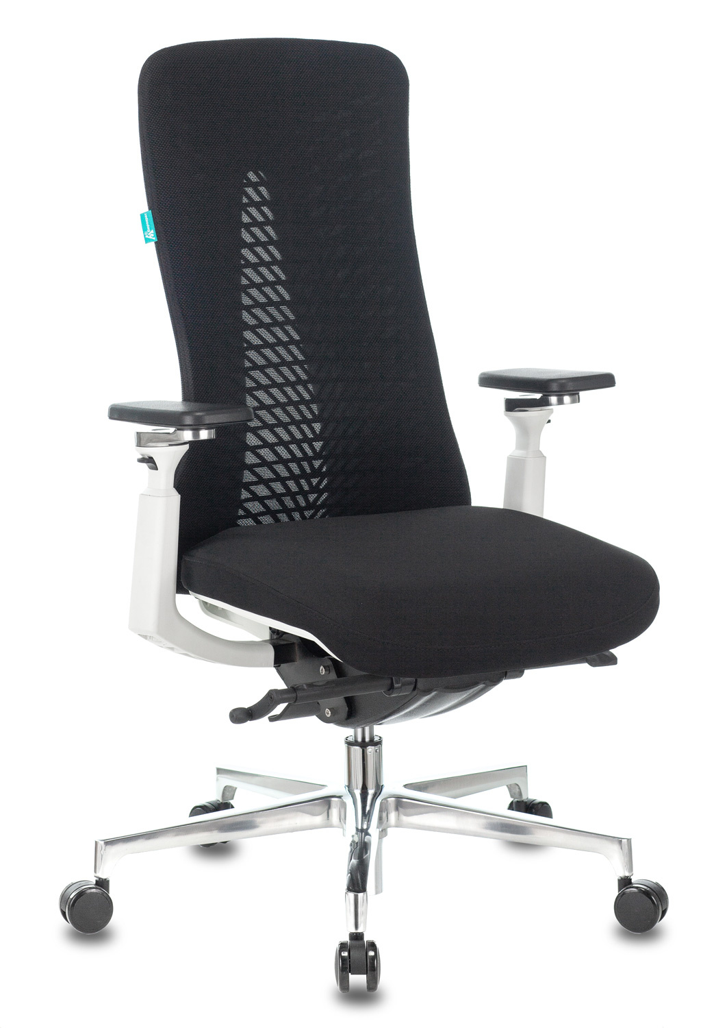 Кресло руководителя Бюрократ _MONE/BLACK черный крестовина алюминий