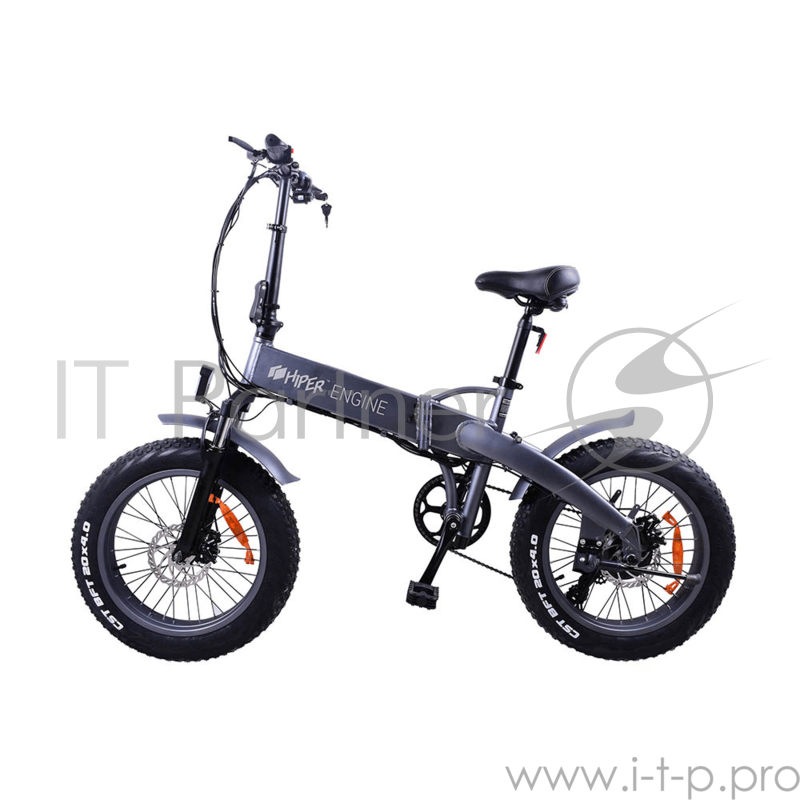 Электровелосипед HIPER Engine BF205 BigFoot, 20 широкие шины, 350 Вт мотор, 375 Втч батарея, складной, алюминивая рама