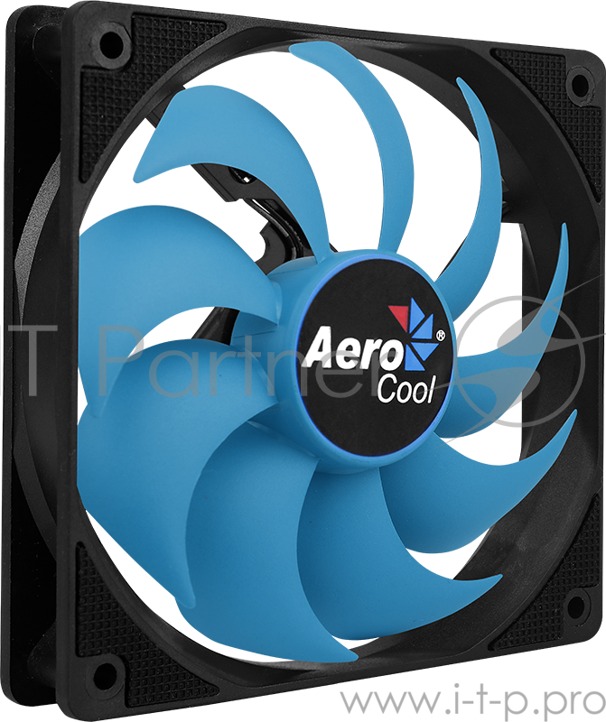 Вентилятор Aerocool Motion 12 Plus , 120x120x25мм, 1200 об/мин, Molex 4-pin + 3-pin, 29.8 CFM, 22.1 дБА, съемная крыльчатка, гидравлический подшипник