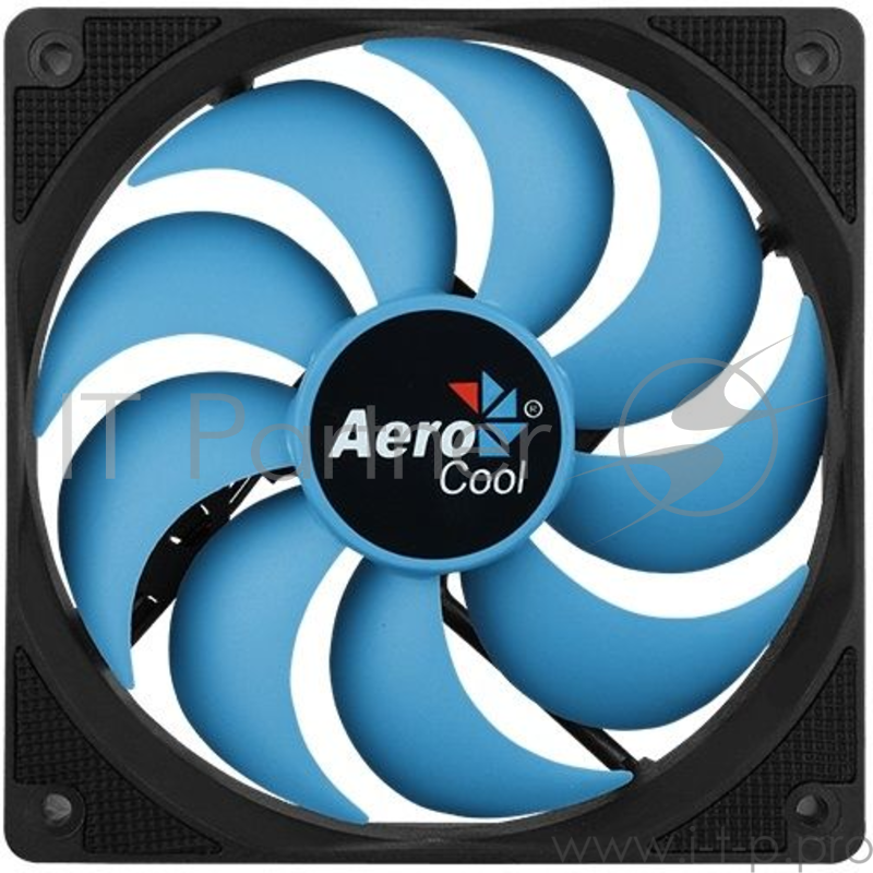 Вентилятор Aerocool Motion 12 Plus , 120x120x25мм, 1200 об/мин, Molex 4-pin + 3-pin, 29.8 CFM, 22.1 дБА, съемная крыльчатка, гидравлический подшипник