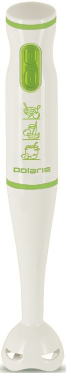 Блендер погружной Polaris PHB 0508 500Вт белый/зеленый