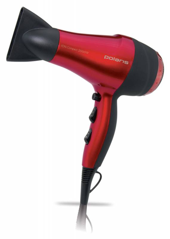 Фен Polaris PHD 2077i 2000Вт красный