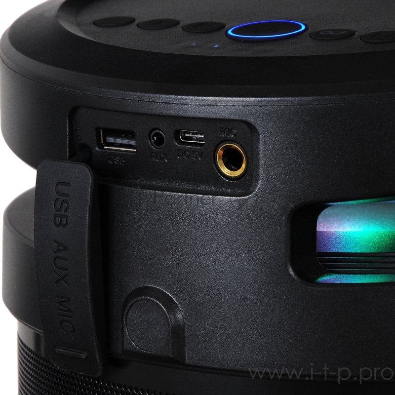 Колонка порт. Digma S-50 черный 80W 1.0 BT/USB (SP5080B)