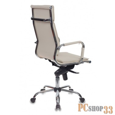 Кресло руководителя Бюрократ CH-993MB/IVORY слоновая кость искусственная кожа крестовина хром