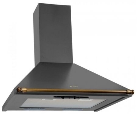 Вытяжка каминная Эликор Вента 60П-430-П3Л антрацит/рейлинг бронза