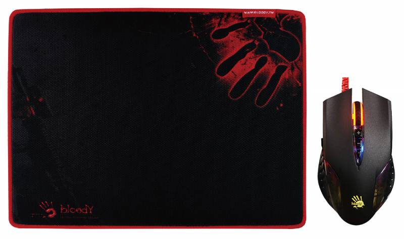 Мышь A4 Bloody Q5081S черный оптическая (3200dpi) USB2.0 игровая (8but)