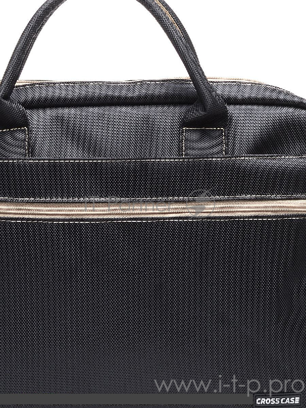 CROSS CASE CC15-012 Сумка для ноутбука чёрно-бежевая (15.6, нейлон)