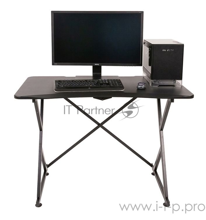 Skyland SKILL STG 1160 Игровой стол чёрный (1100 x 600 x 755 мм, металл, ЛДСП, карбон)