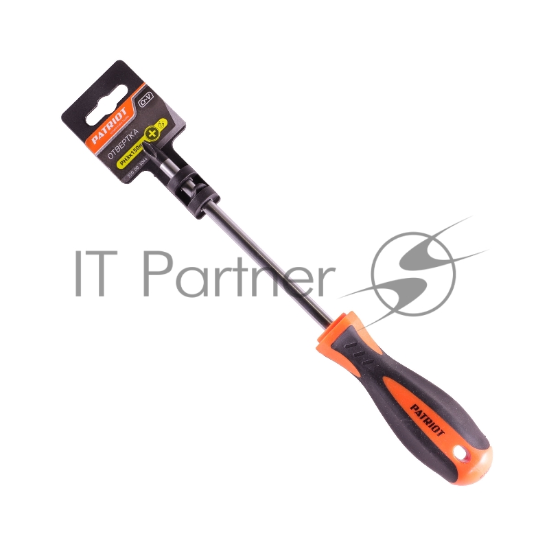 Отвертка Patriot PH3x150, CR-V,магнитная, 2-х компонентная рукоятка