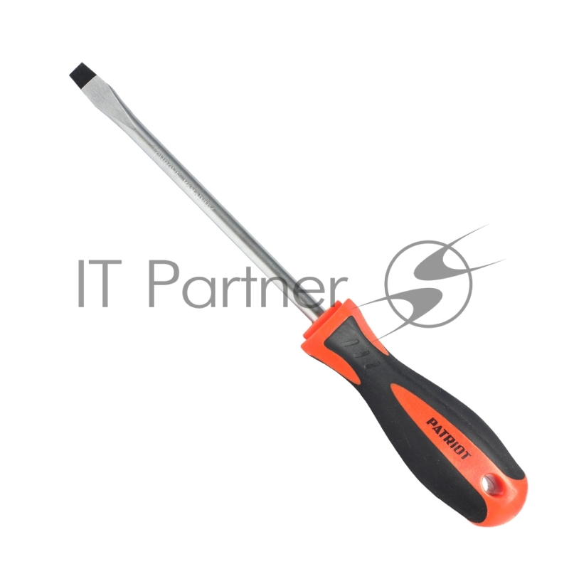 Отвертка Patriot SL8x150, CR-V,магнитная, 2-х компонентная рукоятка