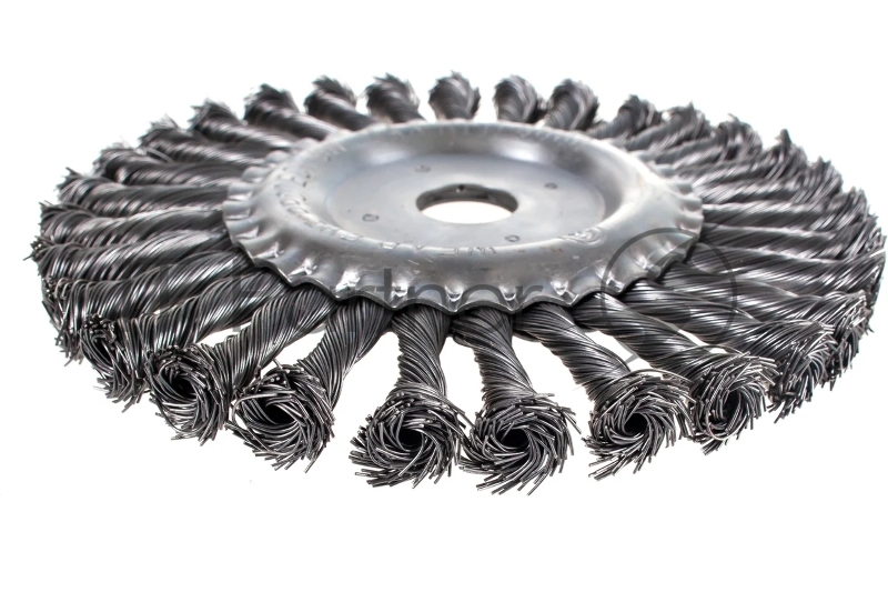 Щетка EDGE by PATRIOT круглая 180ммХ22,23мм витая проволока