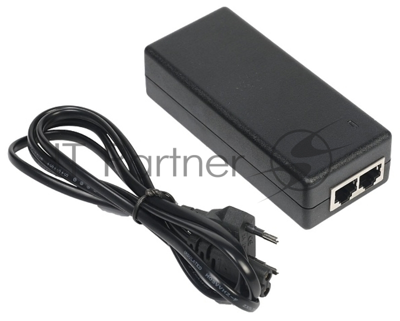 Инжектор PoE 1000Base-T (802.3at/af 48В 30Вт,встроенный БП 100-220В)